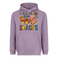 Lavender i am just here for the snacks Heavyweight Hoodie - AdoDesignShop