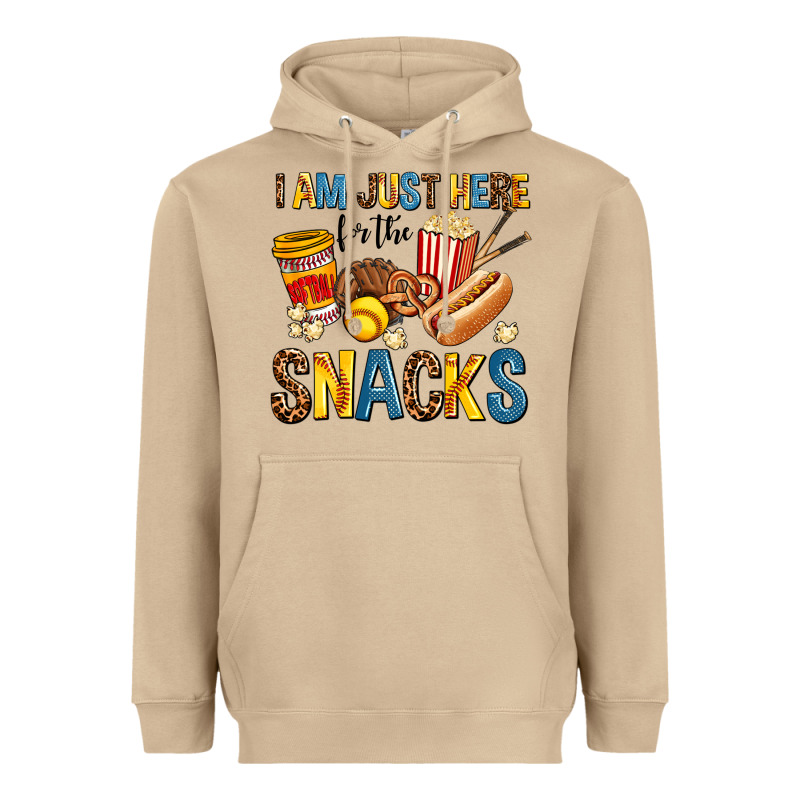I Am Just Here For The Snacks Heavyweight Hoodie by AdoDesignShop | Teevron
