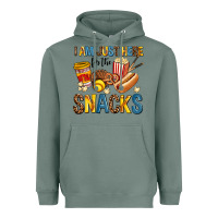 Sage i am just here for the snacks Heavyweight Hoodie - AdoDesignShop