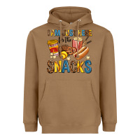 Toasted Coconut i am just here for the snacks Heavyweight Hoodie - AdoDesignShop