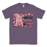 Lavender Valentine's Day Don't Go Bacon My Heart Classic Tee - RanaPortraitStore
