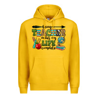 Lemon being a teacher makes my life complete Premium Hoodie - RanaPortraitStore