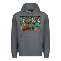 Rock being a teacher makes my life complete Premium Hoodie - RanaPortraitStore