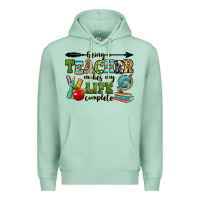 Seafoam being a teacher makes my life complete Premium Hoodie - RanaPortraitStore