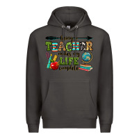 Smoke being a teacher makes my life complete Premium Hoodie - RanaPortraitStore