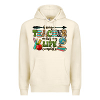 Tofu being a teacher makes my life complete Premium Hoodie - RanaPortraitStore