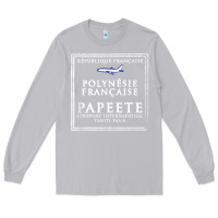 Moon Dust papeete tahiti passport stamp vacation travel t shirt Long Sleeve Tee - maiPhamDesign