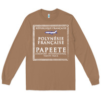 Toasted Coconut papeete tahiti passport stamp vacation travel t shirt Long Sleeve Tee - maiPhamDesign