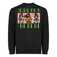 Black football gnomes Heavyweight Sweatshirt - BarkalooDesign