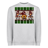 Heather Grey football gnomes Heavyweight Sweatshirt - BarkalooDesign