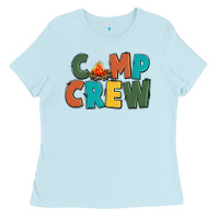 Baby Blue camp crew Ladies Tee - CowGirlArtShop