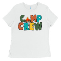 White camp crew Ladies Tee - CowGirlArtShop