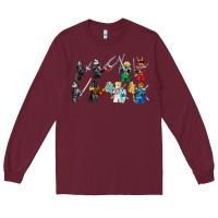 Burgundy ninjago Long Sleeve Tee - maiPhamDesign