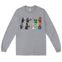 Heather Grey ninjago Long Sleeve Tee - maiPhamDesign