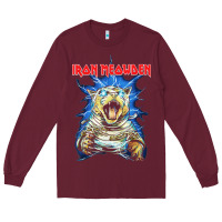 Burgundy iron meowden classic cute cat love animal outfits halloween Long Sleeve Tee - maiPhamDesign