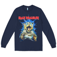 Navy iron meowden classic cute cat love animal outfits halloween Long Sleeve Tee - maiPhamDesign