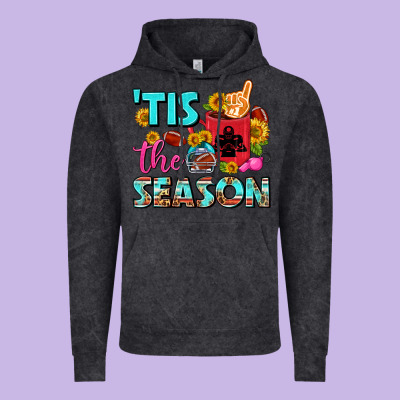 Tis The Season Football Coffee Mug Vintage Hoodie Designed By Fadigitalartstudio