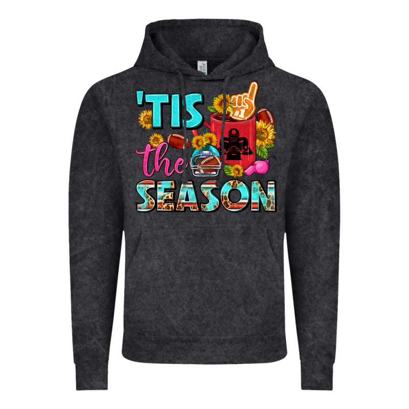 Tis The Season Football Coffee Mug Vintage Hoodie by FaDigitalArtStudio | Teevron