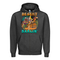 Desert Darling Camel Zipper Hoodie | Teevron