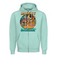 Seafoam desert darling camel Zipper Hoodie - BarkalooDesign