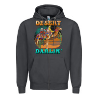 Smoke desert darling camel Zipper Hoodie - BarkalooDesign