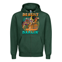 Sports Green desert darling camel Zipper Hoodie - BarkalooDesign