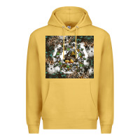Antique Gold natures circle of life Premium Hoodie - CowhideDigitalArt