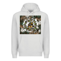 Dove Grey natures circle of life Premium Hoodie - CowhideDigitalArt
