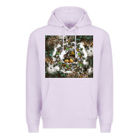 Lilac natures circle of life Premium Hoodie - CowhideDigitalArt