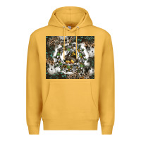 Mustard natures circle of life Premium Hoodie - CowhideDigitalArt