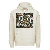 Oatmeal Heather natures circle of life Premium Hoodie - CowhideDigitalArt