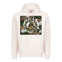 Pale Pink natures circle of life Premium Hoodie - CowhideDigitalArt