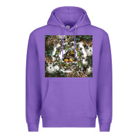 Purple natures circle of life Premium Hoodie - CowhideDigitalArt