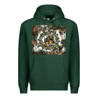 Sports Green natures circle of life Premium Hoodie - CowhideDigitalArt