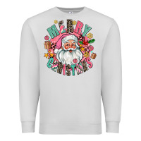 Dove Grey merry christmas santa Premium Sweatshirt - AdoDesignShop