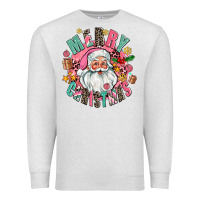 Oatmeal Heather merry christmas santa Premium Sweatshirt - AdoDesignShop