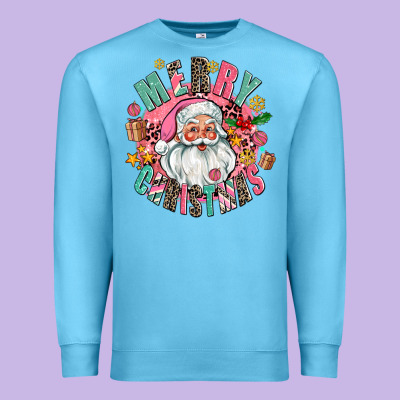 Merry Christmas Santa Premium Sweatshirt Designed By Adodesignshop
