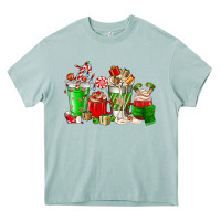 Arona Christmas coffee cup Heavy Core Tee - NancyCooperArtShop