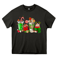 Asphalt Christmas coffee cup Heavy Core Tee - NancyCooperArtShop