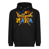 Black ballpark mama Heavyweight Hoodie - AdoDesignShop