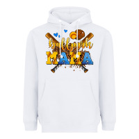 White ballpark mama Heavyweight Hoodie - AdoDesignShop