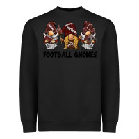 Black football gnomes Heavyweight Sweatshirt - BarkalooDesign