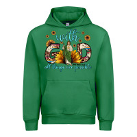 Emerald with god all things are possible matthew 19 26 Urban Hoodie - JahusDesignShop