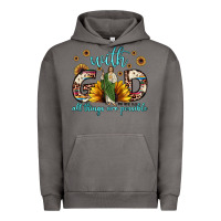 Pigment Tornado with god all things are possible matthew 19 26 Urban Hoodie - JahusDesignShop