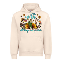 Sandshell with god all things are possible matthew 19 26 Urban Hoodie - JahusDesignShop