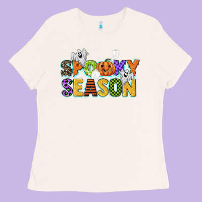 Spooky Season Ladies Tee Designed By Cowgirlartshop
