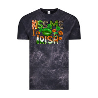 Cloud Black Kiss me i am irish St. Patrick's Day Vintage Tee - CowGirlArtShop