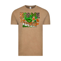 Vintage Coffee Kiss me i am irish St. Patrick's Day Vintage Tee - CowGirlArtShop