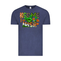 Vintage Denim Kiss me i am irish St. Patrick's Day Vintage Tee - CowGirlArtShop