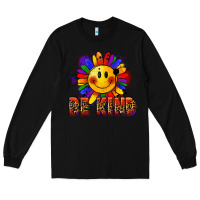 Black Be kind pride Long Sleeve Tee - FaDigitalArtStudio
